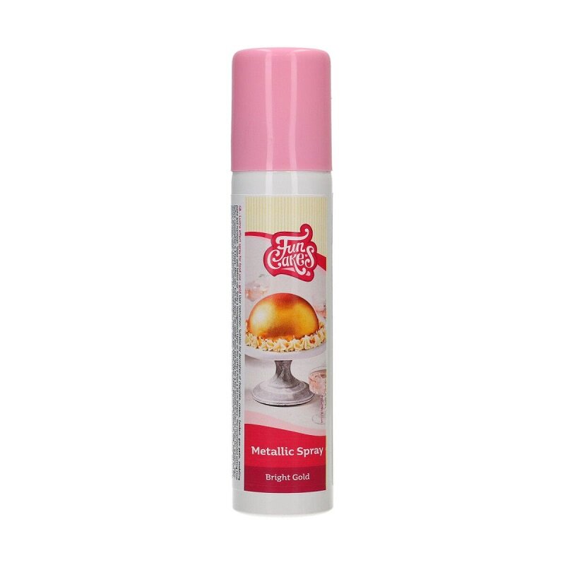 FunCakes - Ätbar Sprayfärg Guldmetallic 100 ml