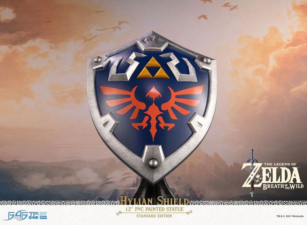 Zelda, PVC Staty Hylian Shield Standard Edition 29 cm