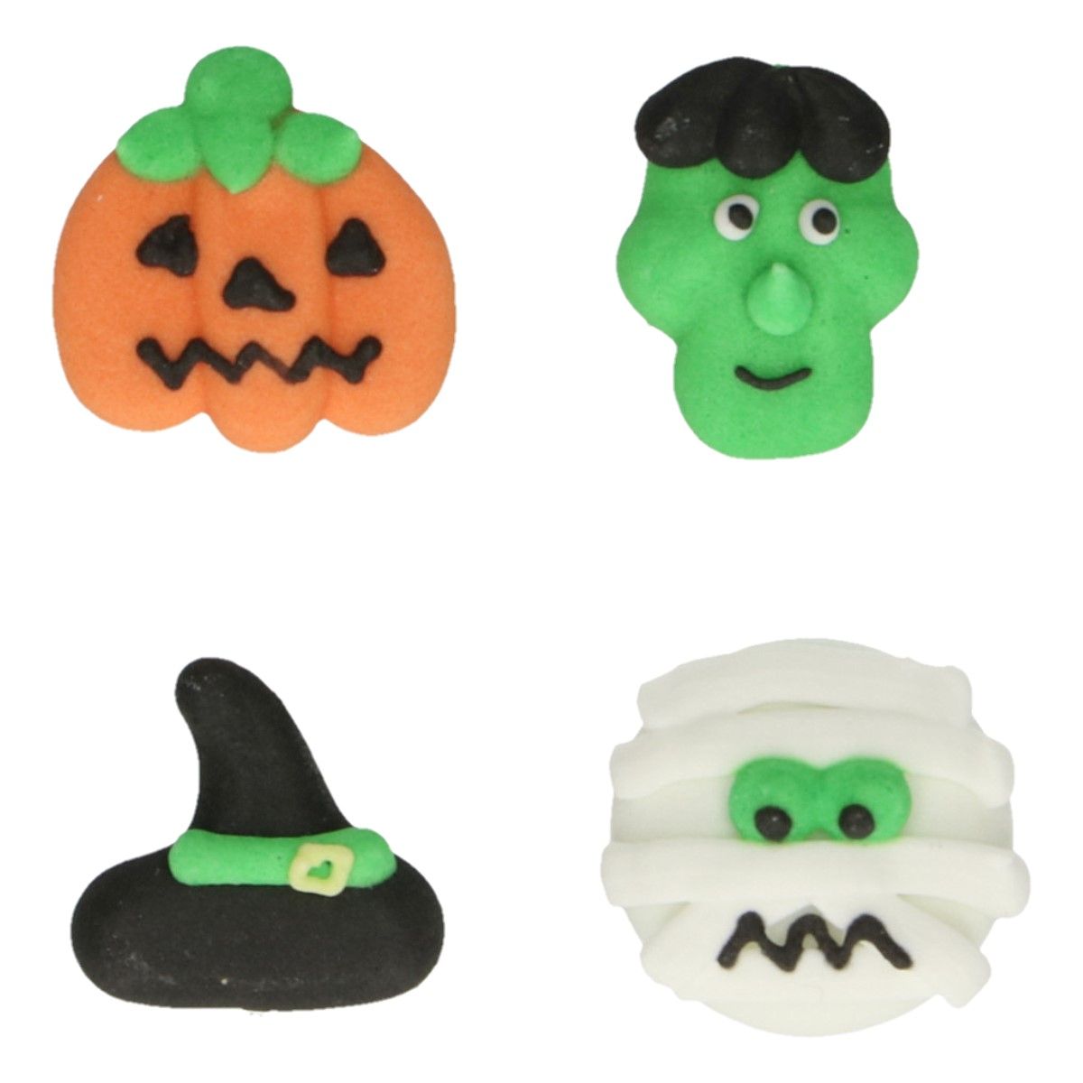 FunCakes - Sockerdekorationer Halloween 12-pack