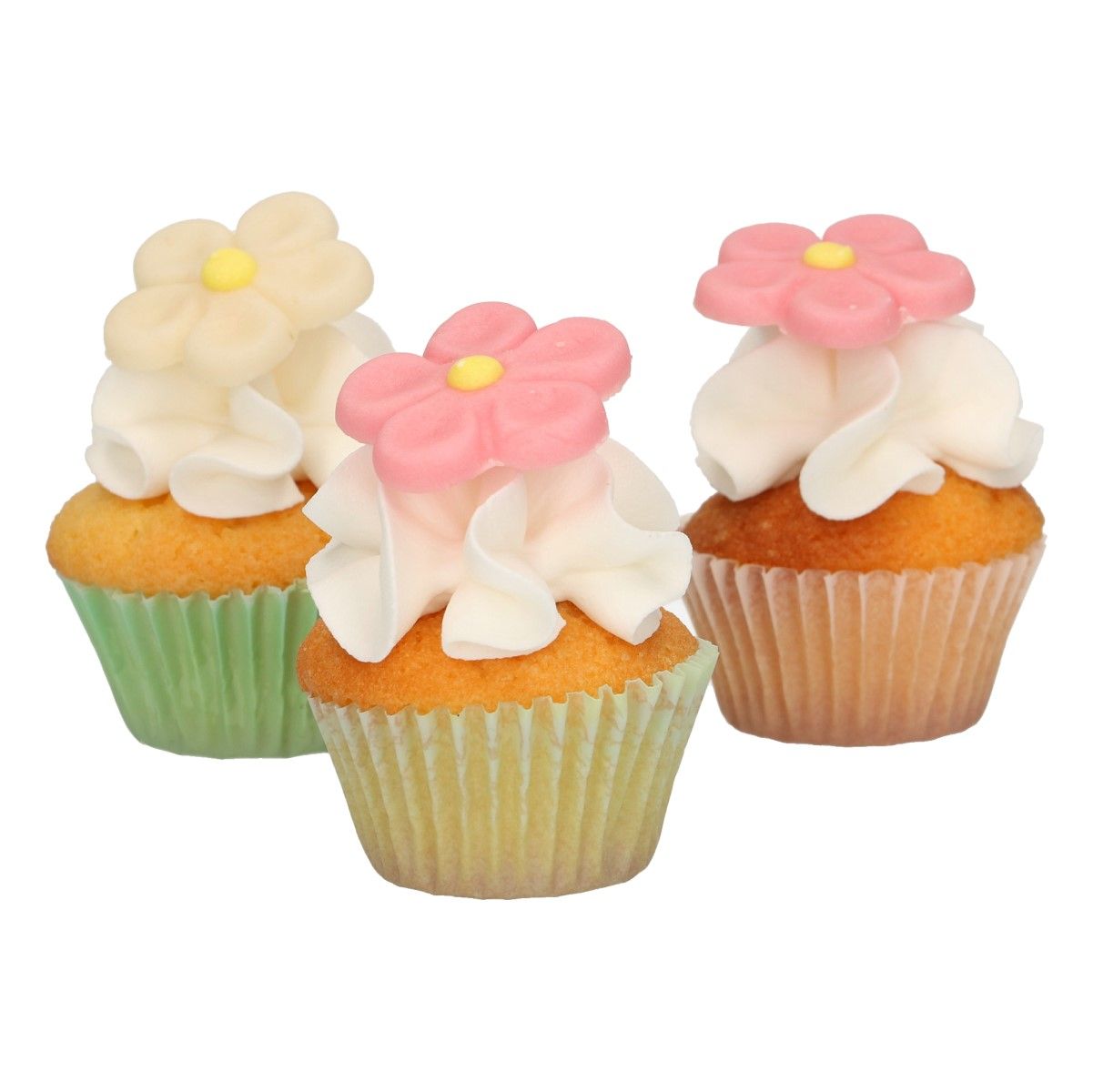 FunCakes - Marsipan Dekorationsblommor 12-pack