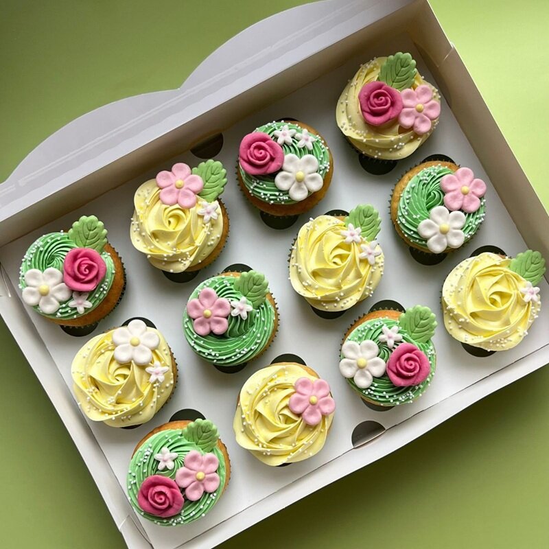 FunCakes - Sockerdekorationer blad 12-pack