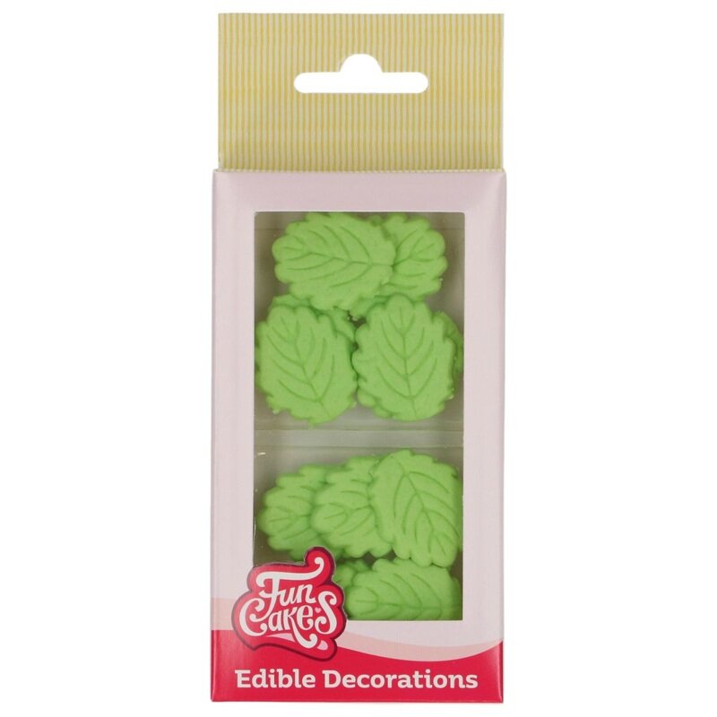 FunCakes - Sockerdekorationer blad 12-pack