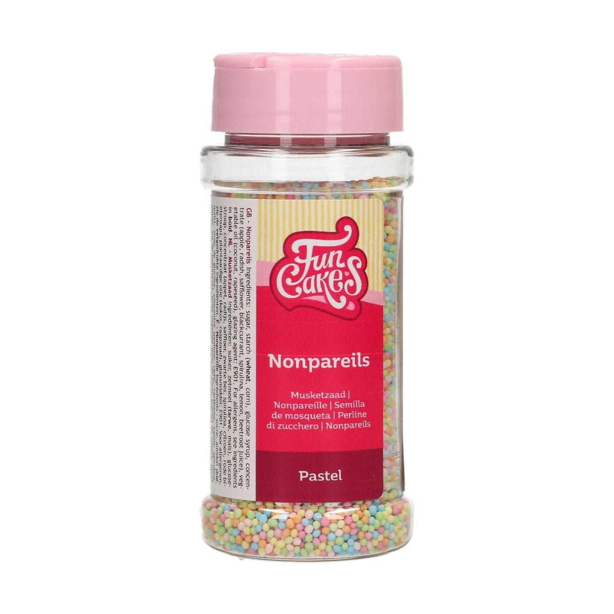 FunCakes - Sockerpärlor Pastell 80 gram