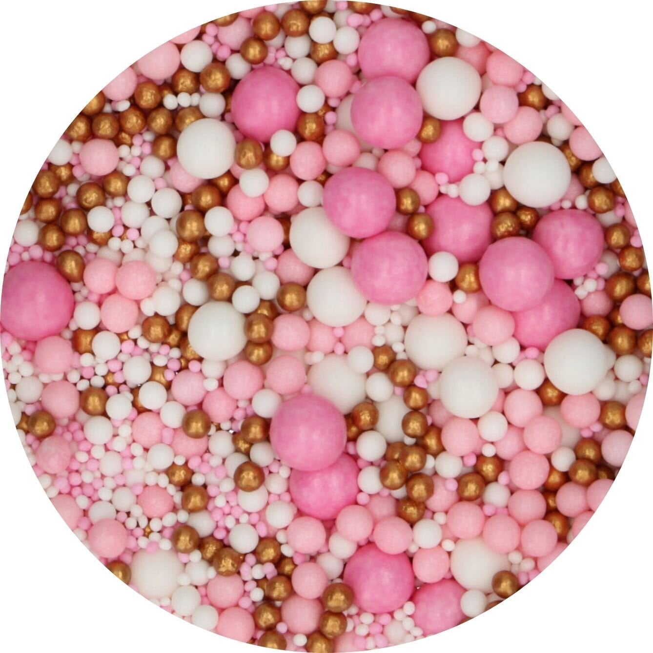 FunCakes Soft Pearls Rosa Mix 80 gram