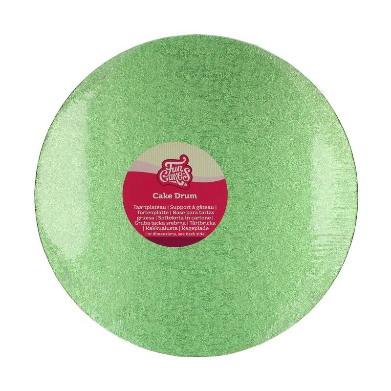 FunCakes - Tårtbricka rund Ljusgrön 30,5 cm
