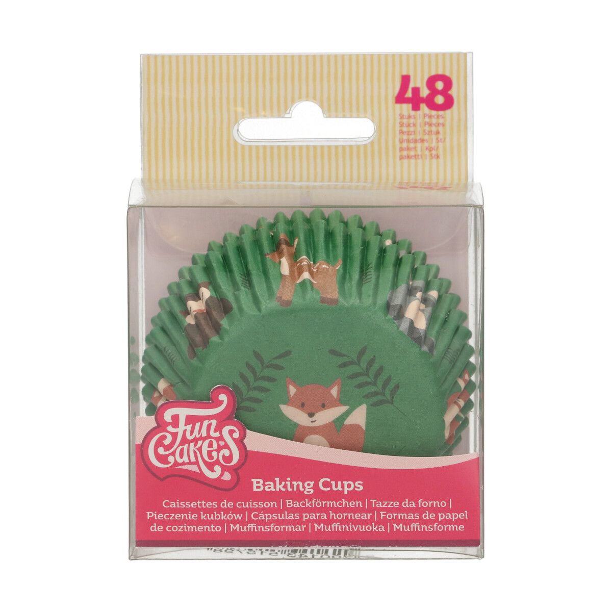 FunCakes - Muffinsformar Woodland Animals 48-pack