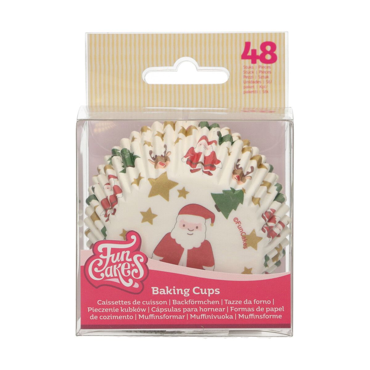 FunCakes - Muffinsformar Christmas 48-pack