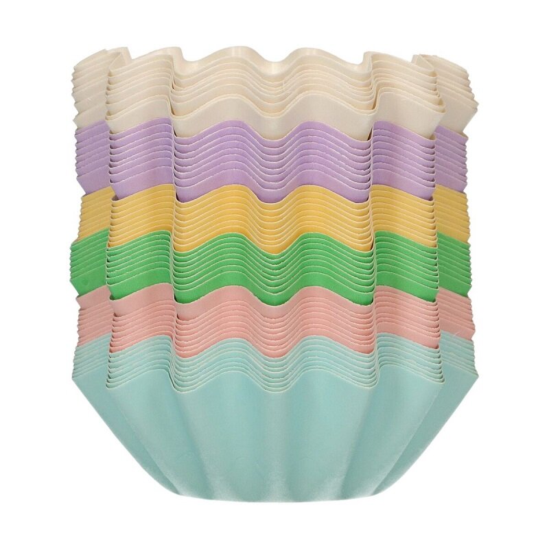 FunCakes - Muffinsformar Blomformade Pastellmix 48-pack