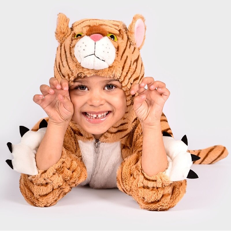 Katt Jumpsuit Maskeraddräkt Barn 4-5 år