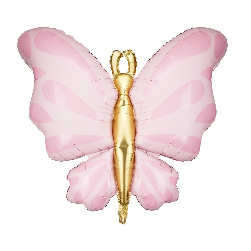 Folieballong Rosa Fjäril 69 cm