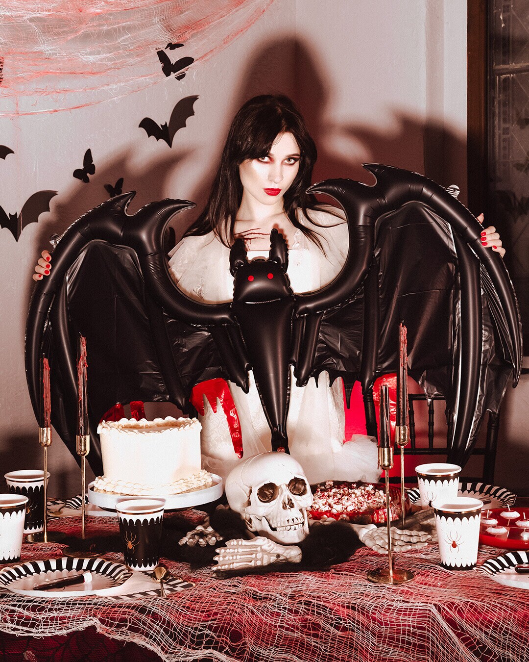 Fladdermus Folieballong 120 cm