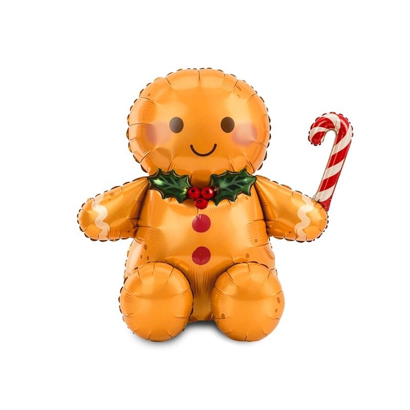 Folieballong Pepparkaksgubbe 85 cm