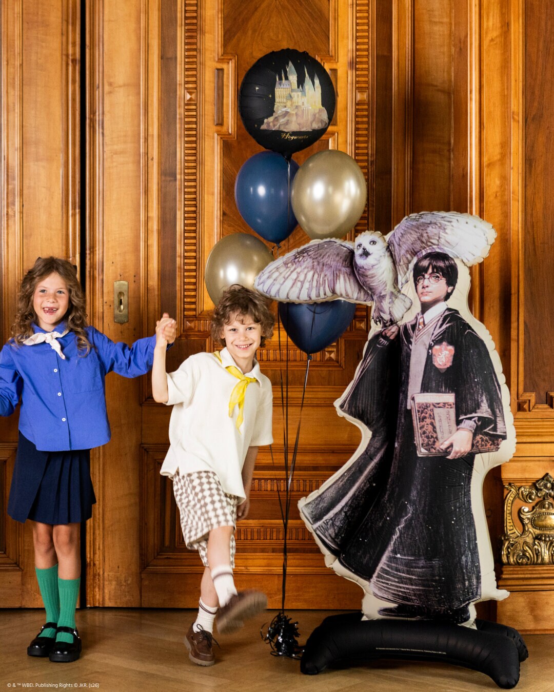 Harry Potter och Hedwig Folieballong 145 cm