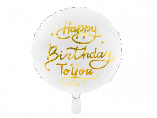 Folieballong, Happy birthday to you