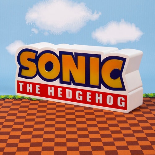 Sonic the Hedgehog - Lampa Logo med LED-ljus