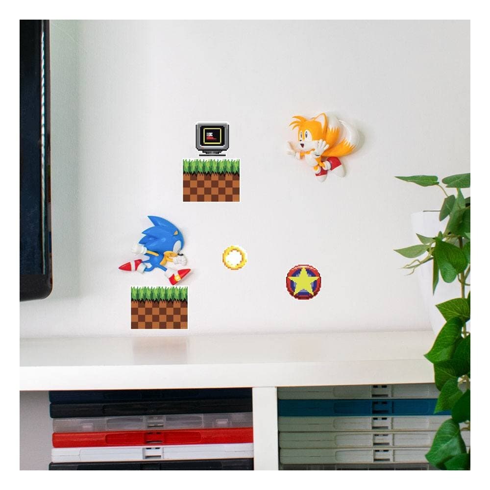 Sonic The Hedgehog - 3D Väggdekorationer