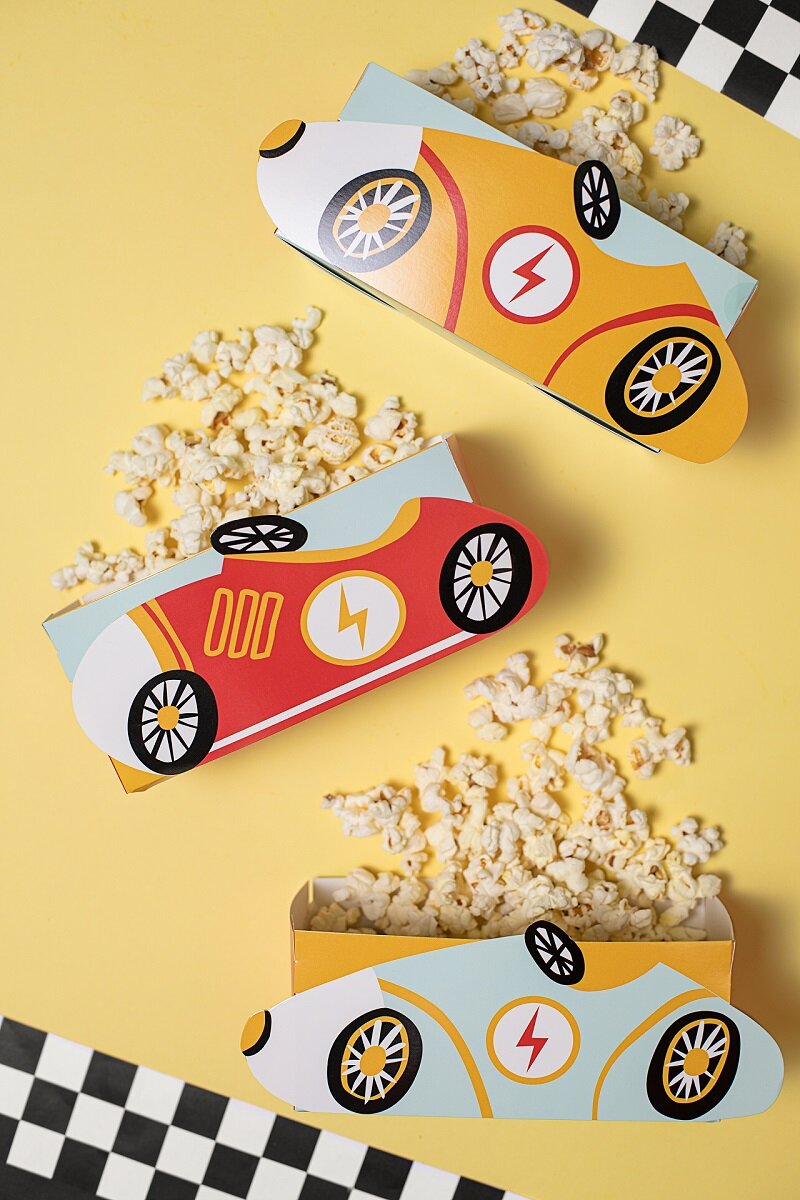 Racer Cars - Snacksboxar 3-pack