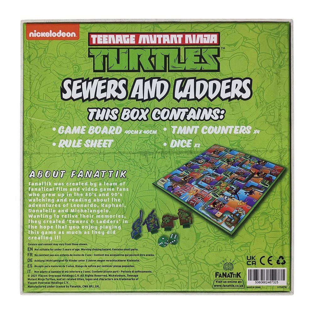 Turtles, Brädspel Sewers & Ladders