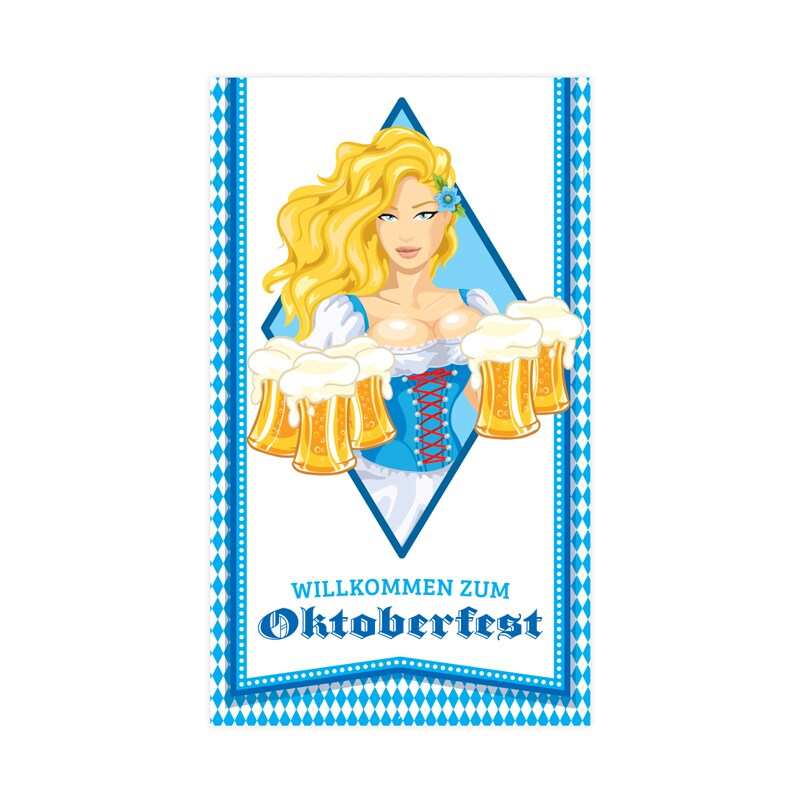 Oktoberfest, Dörrdekoration ölglas