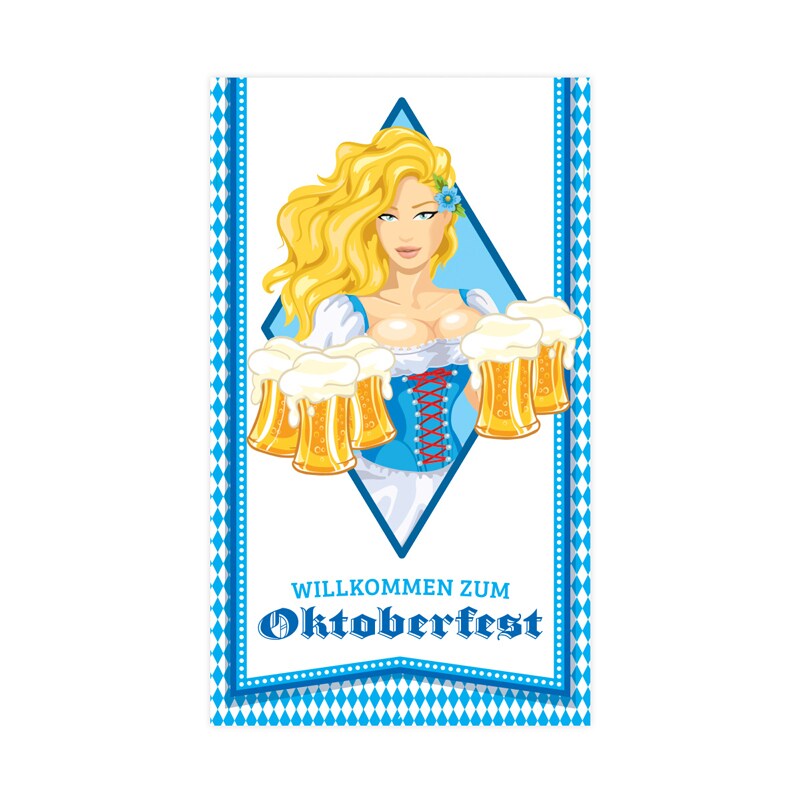 Oktoberfest, Dörrdekoration ölglas