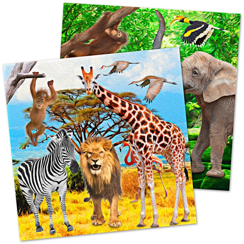 Tropisk Safari - Servetter 20-pack