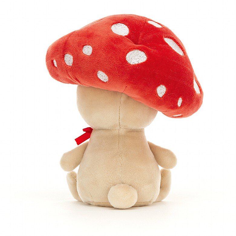 Jellycat - Robbie med röd svamphatt 16 cm