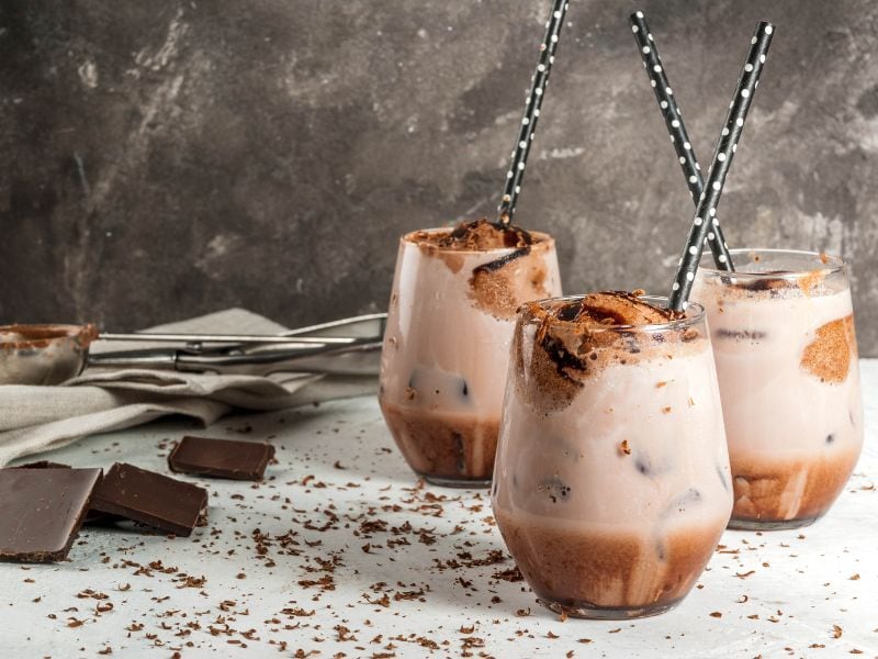 Frozen hot chocolate