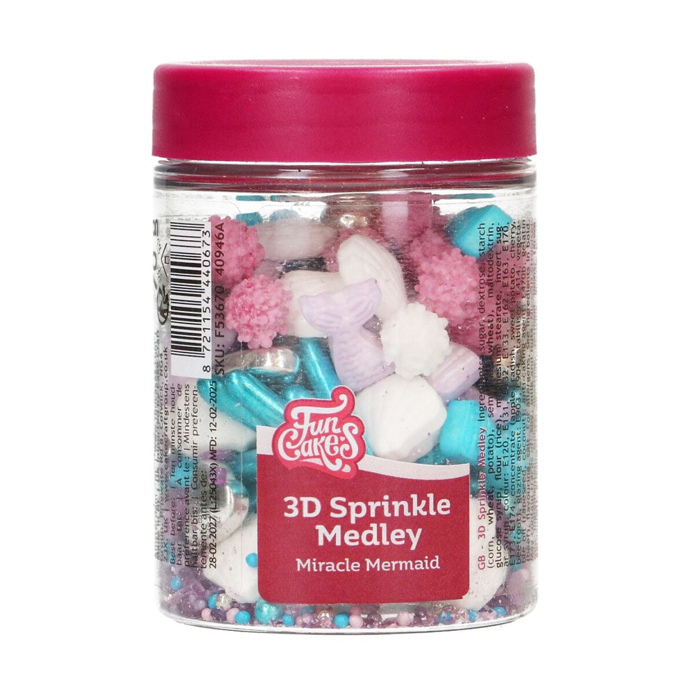 FunCakes - Strössel Sjöjungfru 70 gram
