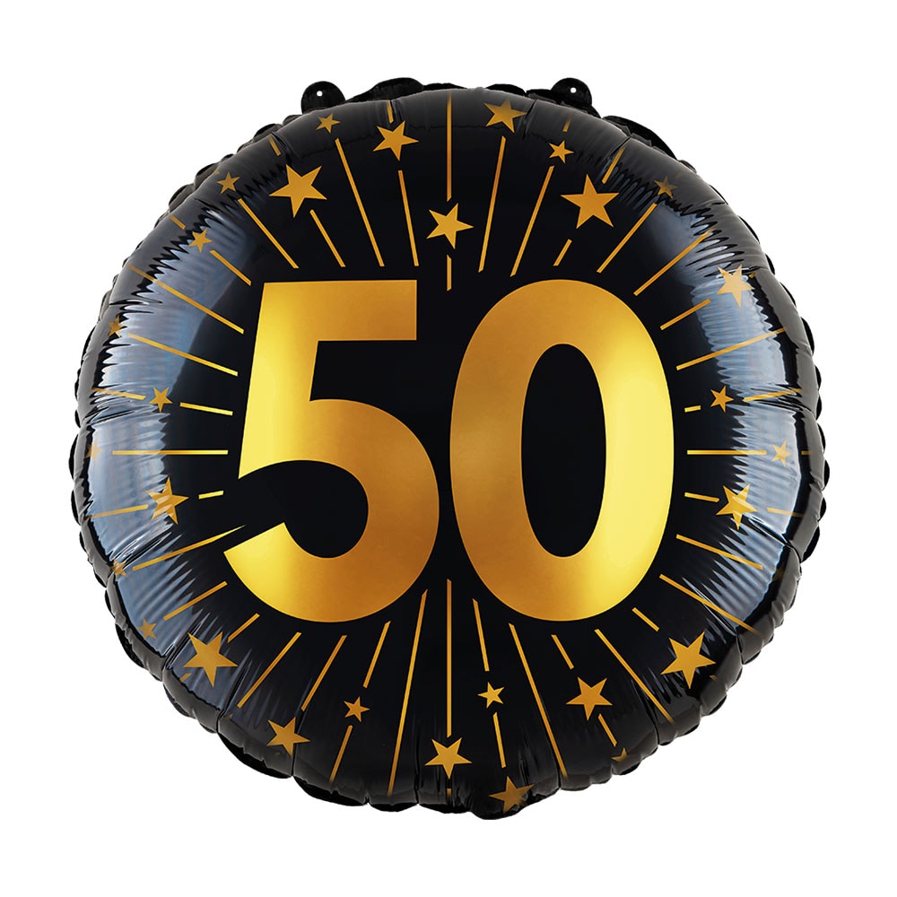 Folieballong Guld 50 år