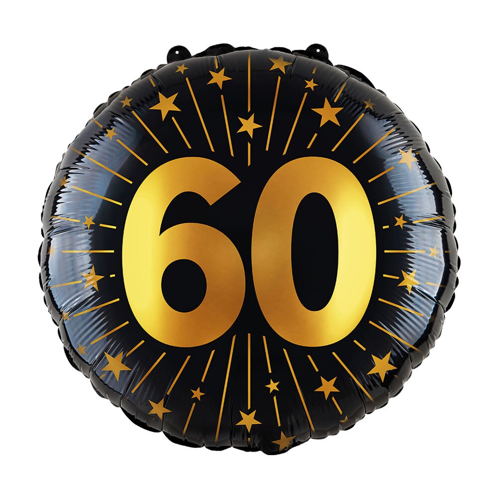 Folieballong Guld 60 år