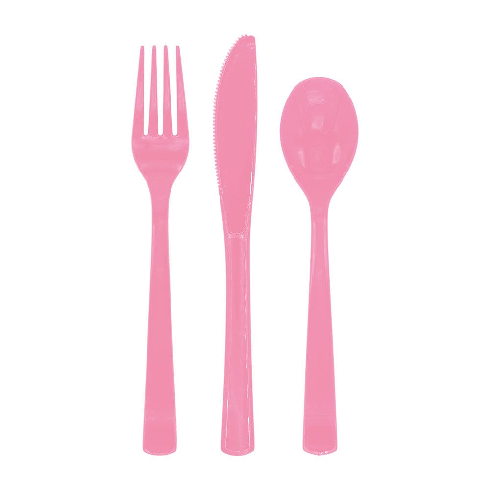 Plastbestick Rosa 18-pack