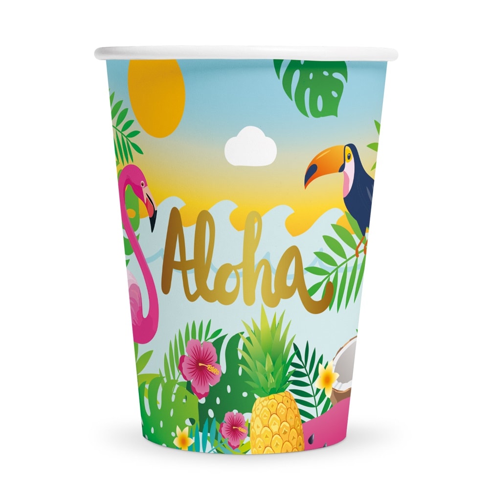 Aloha Pappmuggar 8-pack