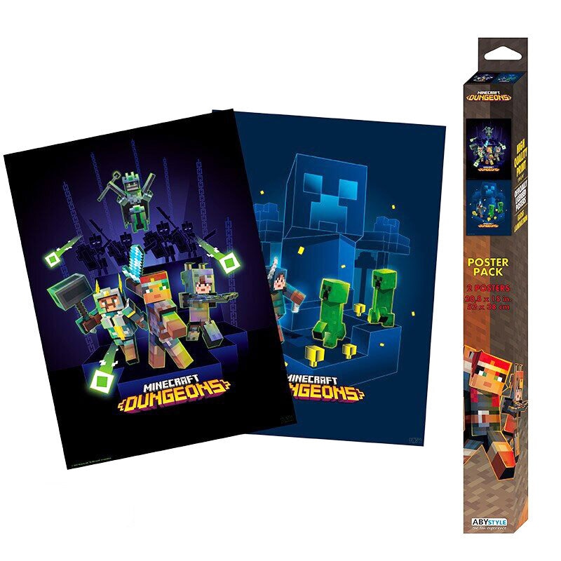 Posters - Minecraft Dungeons 2-pack