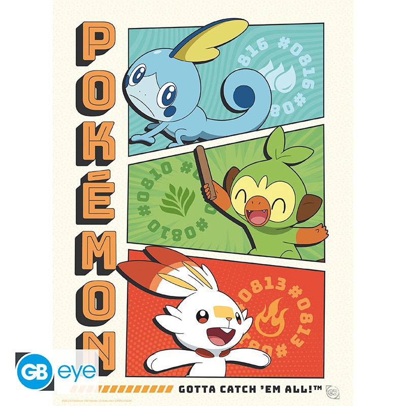 Pokémon - A4 Posters i 9-pack