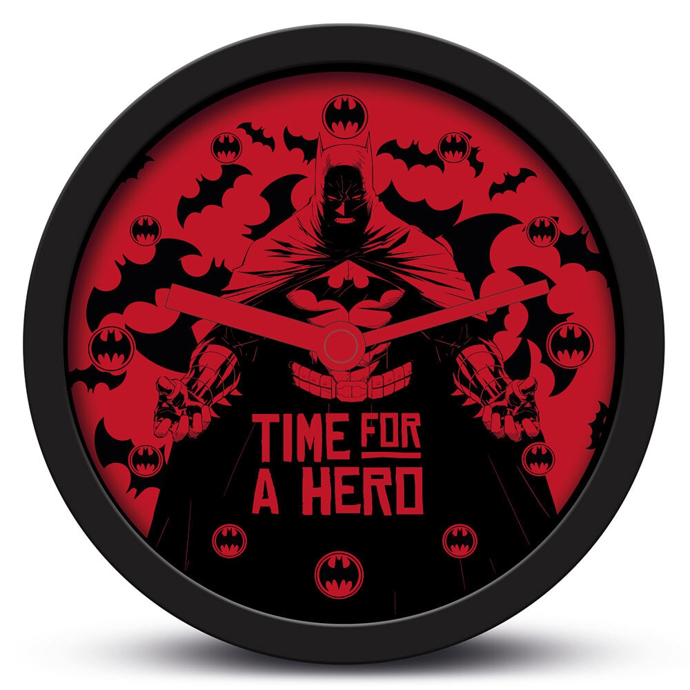 Batman, Skrivbordsklocka Time for a Hero 12 cm