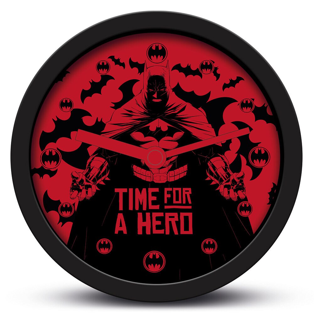 Batman, Skrivbordsklocka Time for a Hero 12 cm