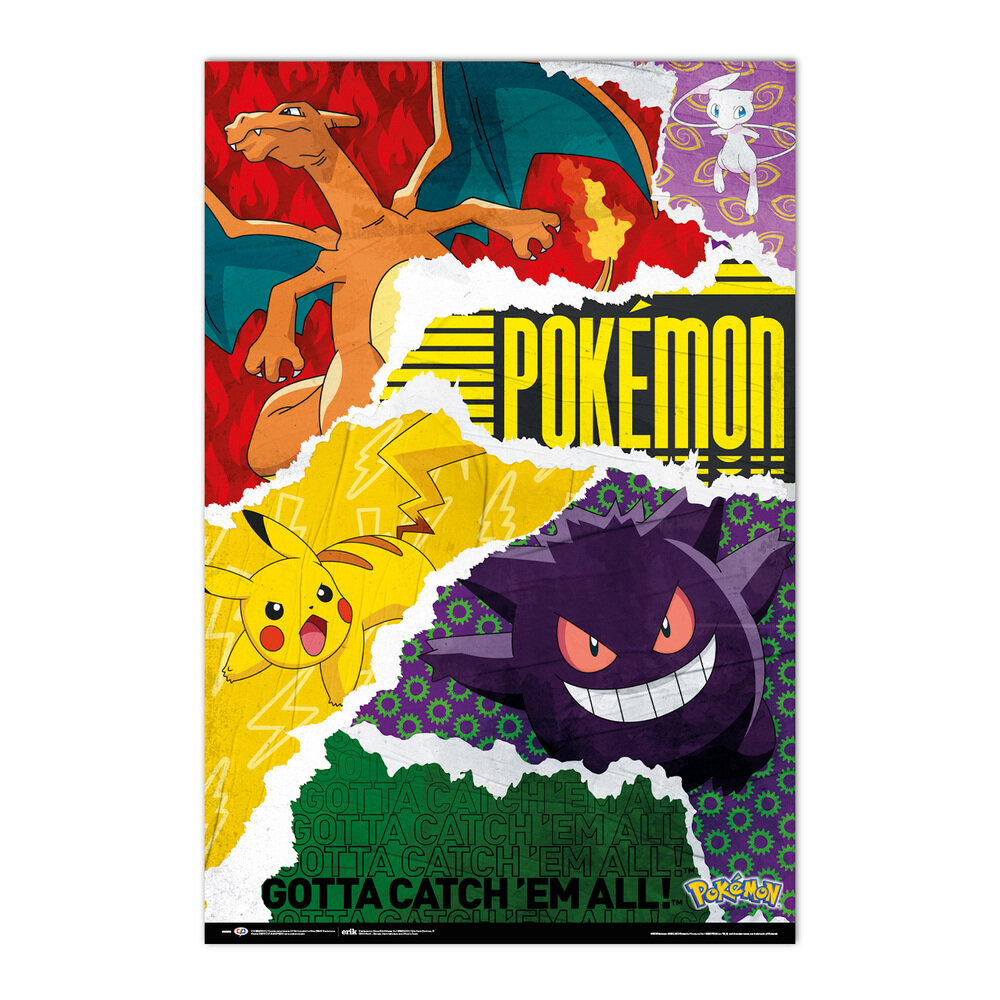 Poster - Pokémon Gotta Catch Em All! 61 x 91,5 cm