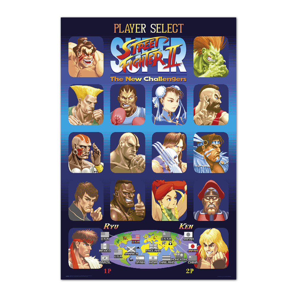 Poster - Street Fighter 61 x 91,5 cm