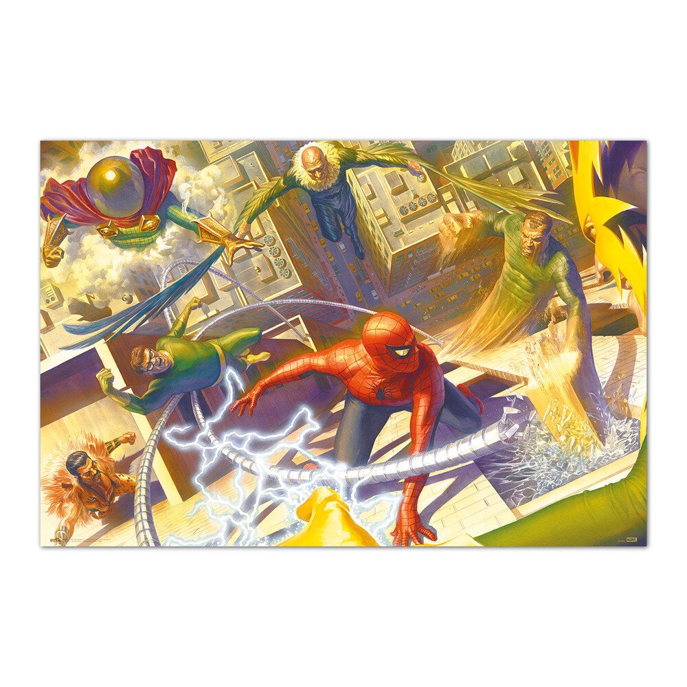 Poster - Spiderman vs The Sinister Six 61 x 91,5 cm