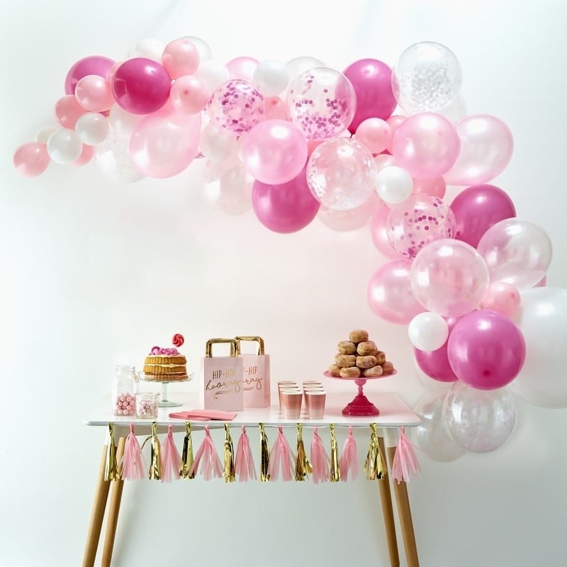 DIY Ballongbåge - Rosa