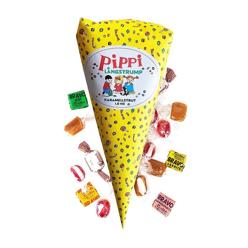 Pippi Långstrump - Godisstrut med karameller