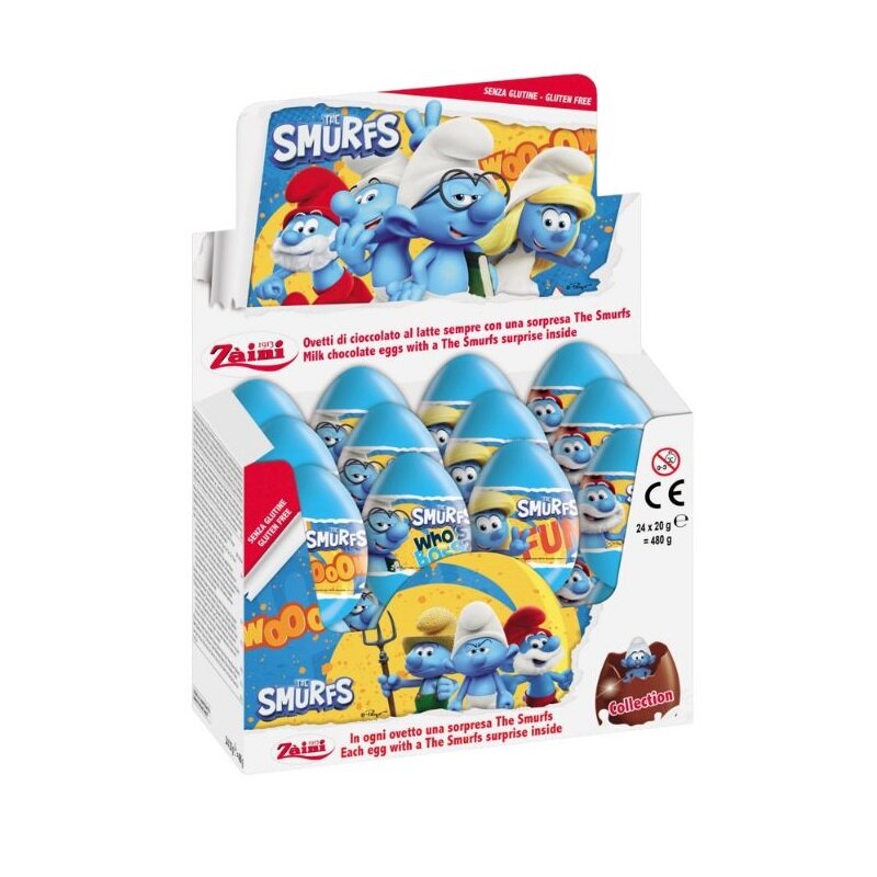 Smurfarna Chokladägg med överraskning
