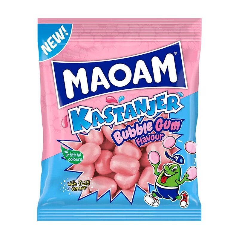 Maoam Kastanjer Bubbelgum 120 gram