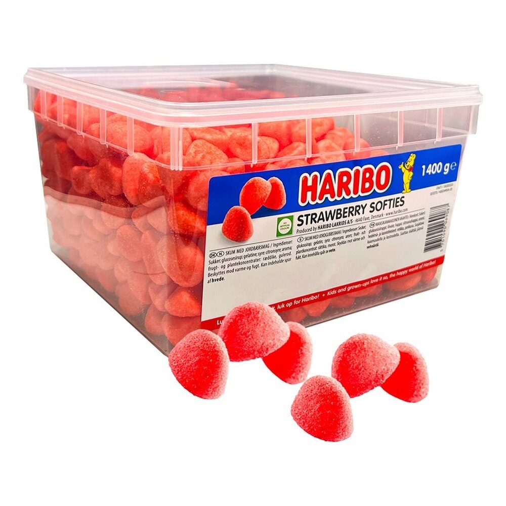 Haribo Kometer Jordgubb 1,4 kg
