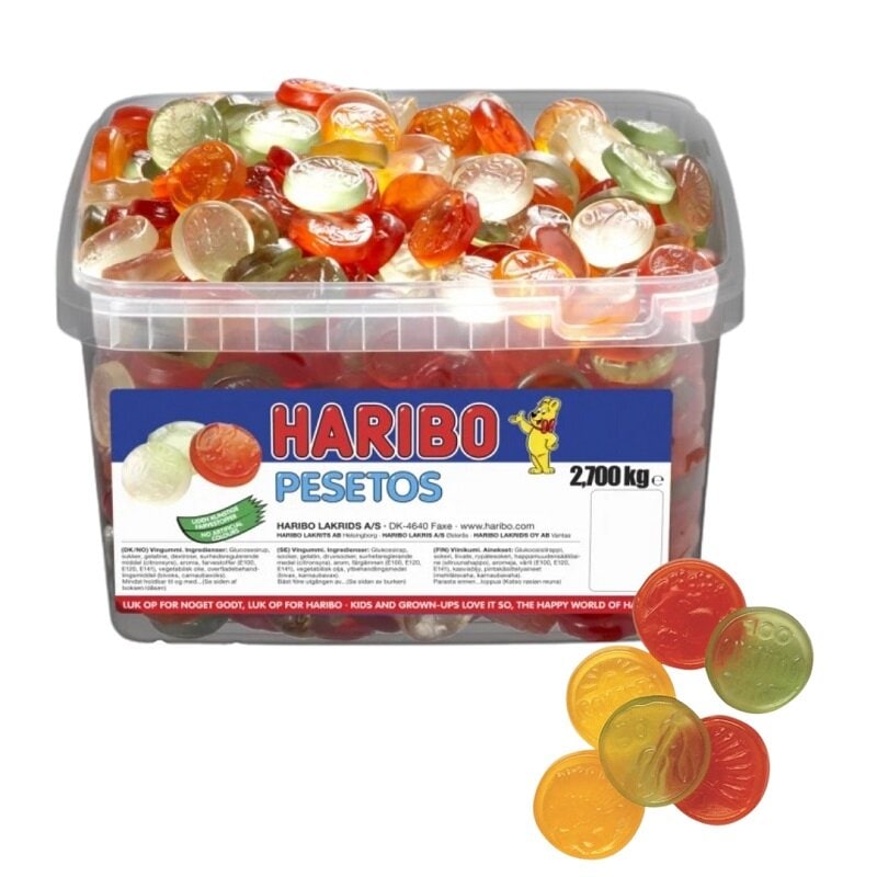 Haribo Pesetos Storpack 2,7 kg