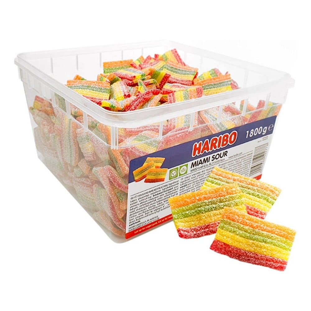 Haribo Miami Sour Storpack 1,8 kg