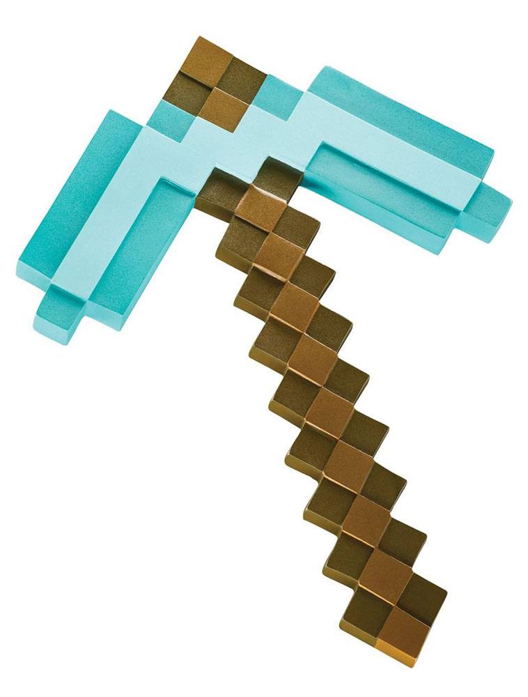 Minecraft - Diamond Pickaxe Plastic Replica 40 cm