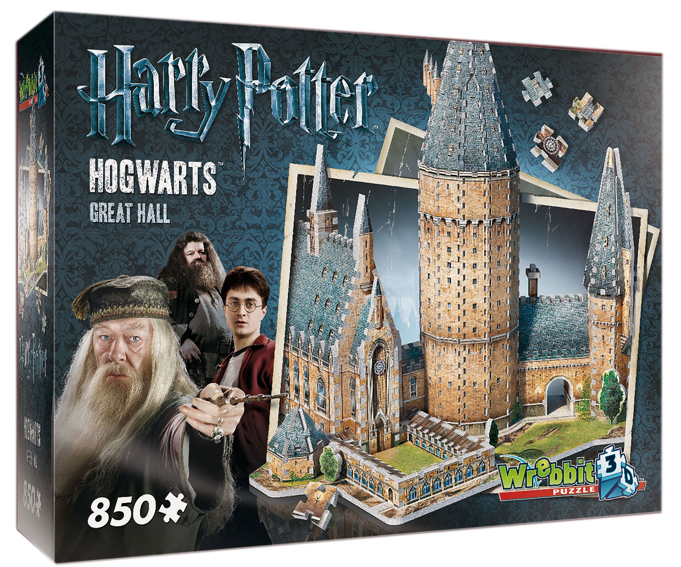 Harry Potter 3D Pussel Great Hall 850 bitar