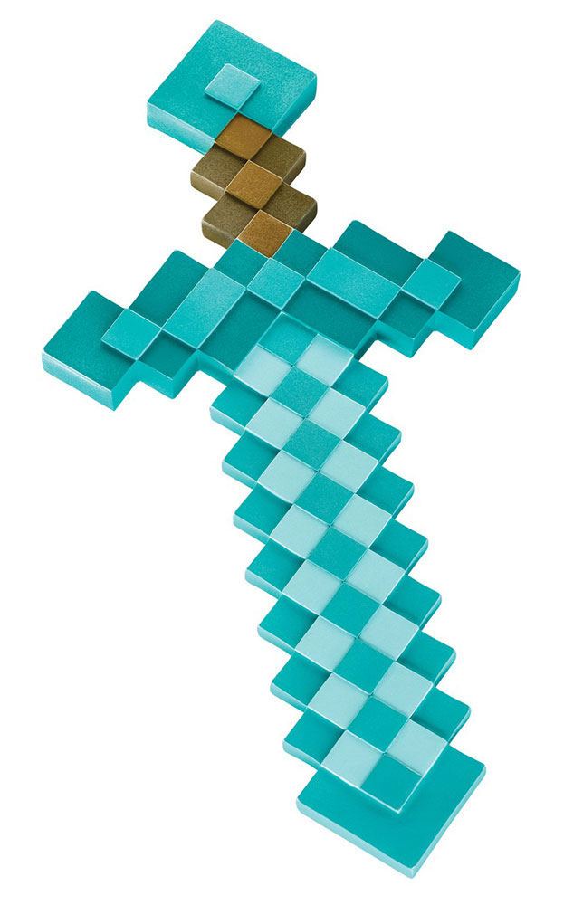 Minecraft, Diamond Sword Plastic Replica 51 cm