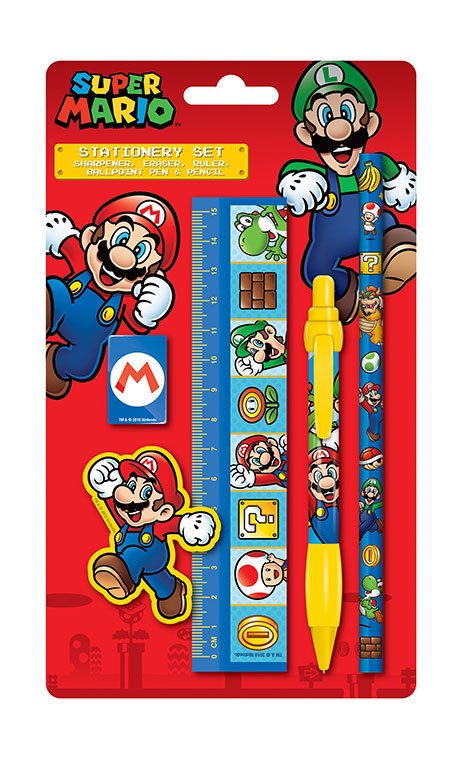 Super Mario - Skolset 5-pack